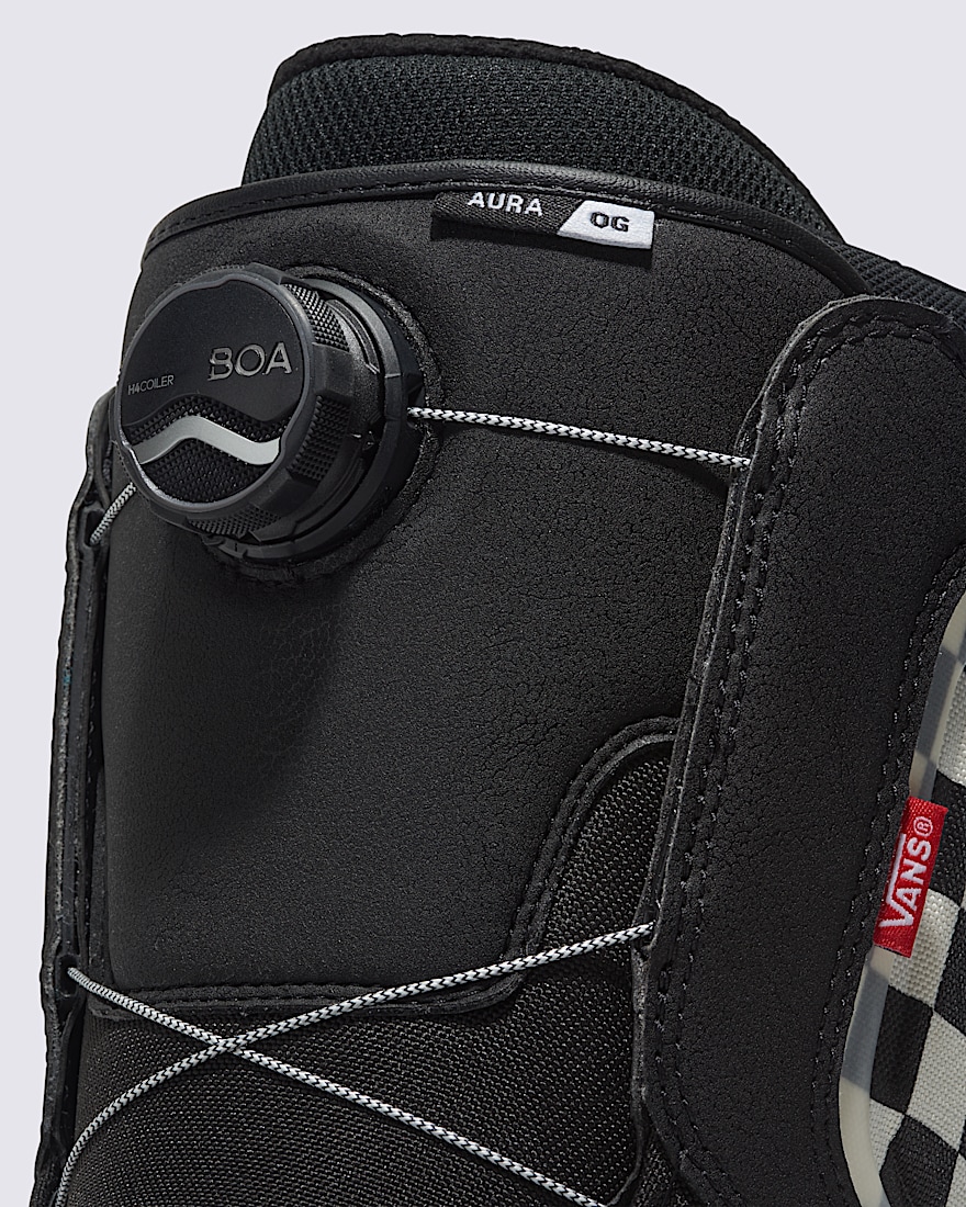 Aura OG Checkerboard Snowboard Boot VANS Black  White ALT7