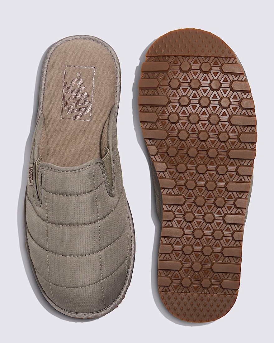Quilted Mountain Mule Shoe VANS Taupe Grey ALT2