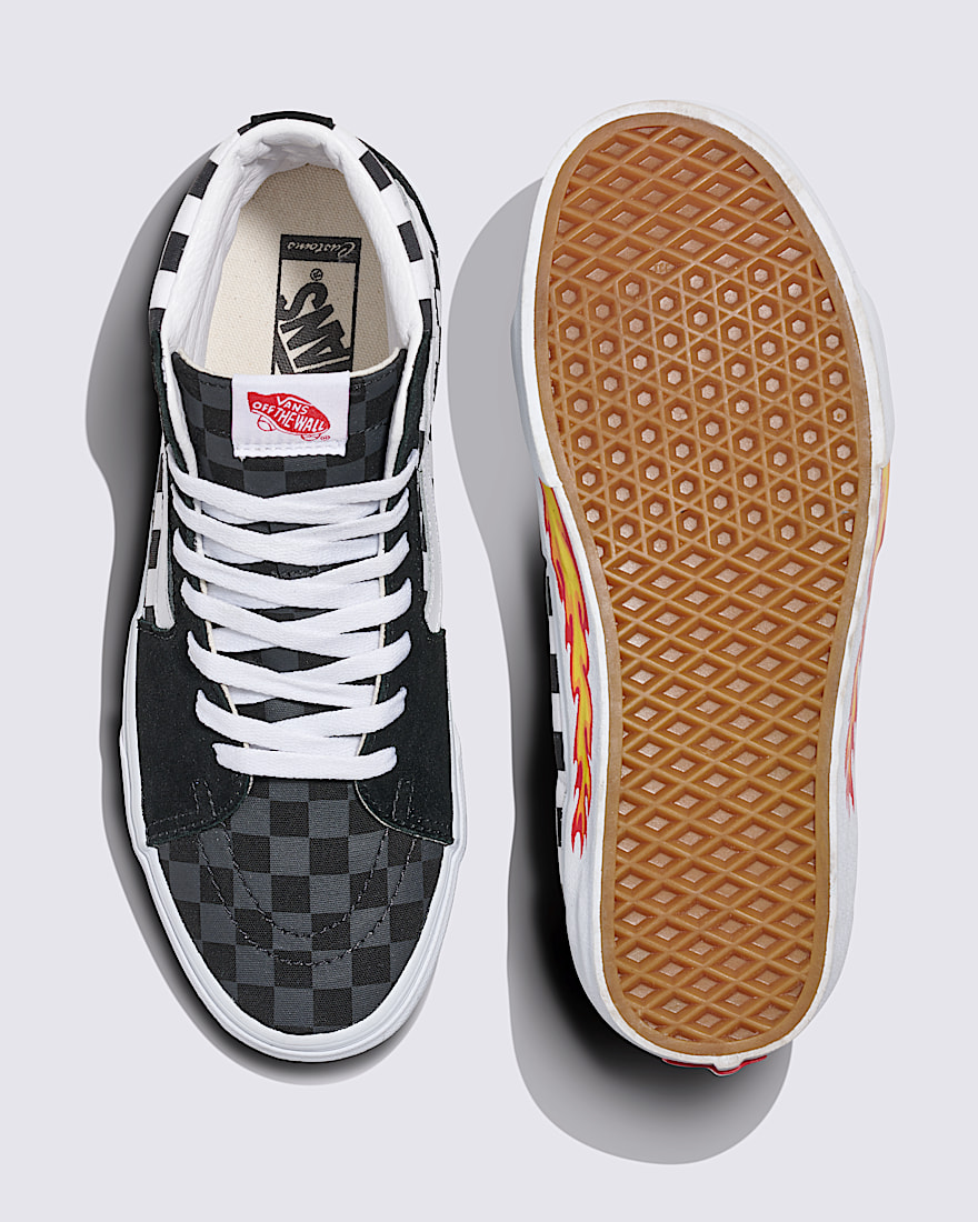 Customs Sk8-Hi Checkerboard Shoe