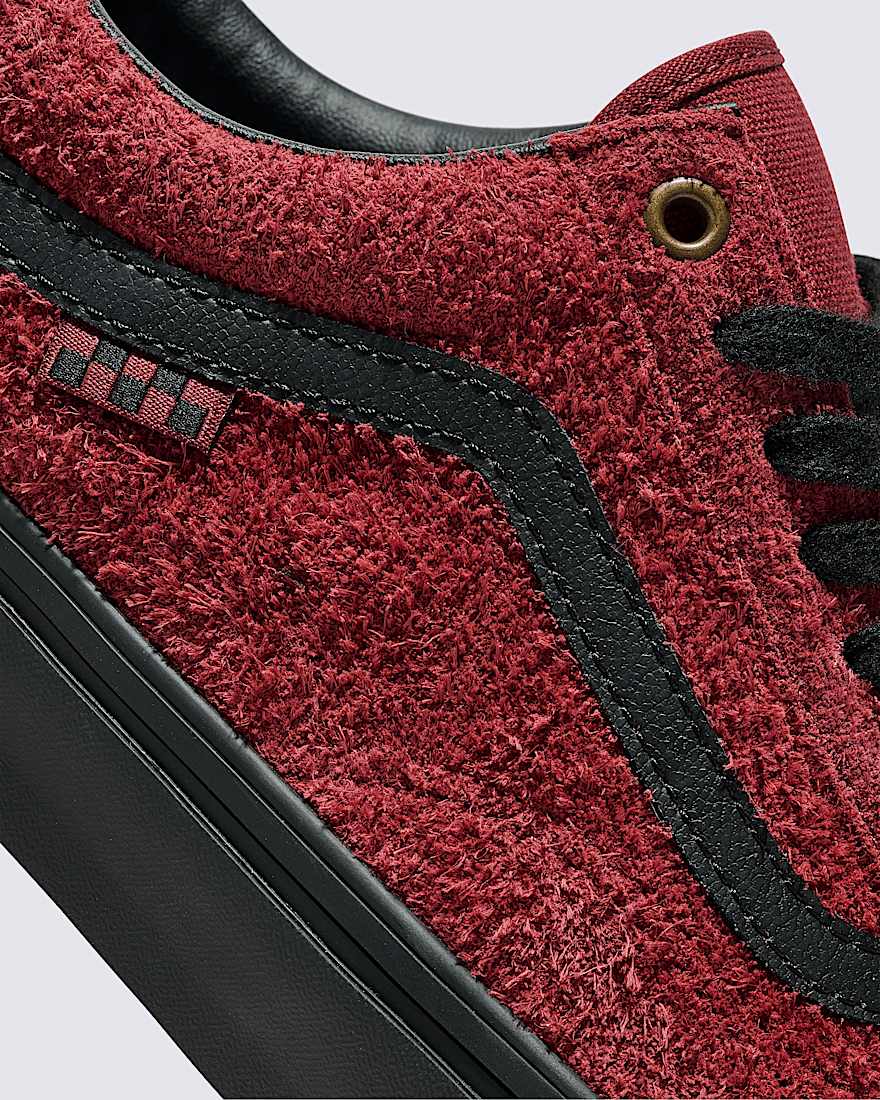 Skate Old Skool Suede Shoe VANS Burgundy Red ALT6