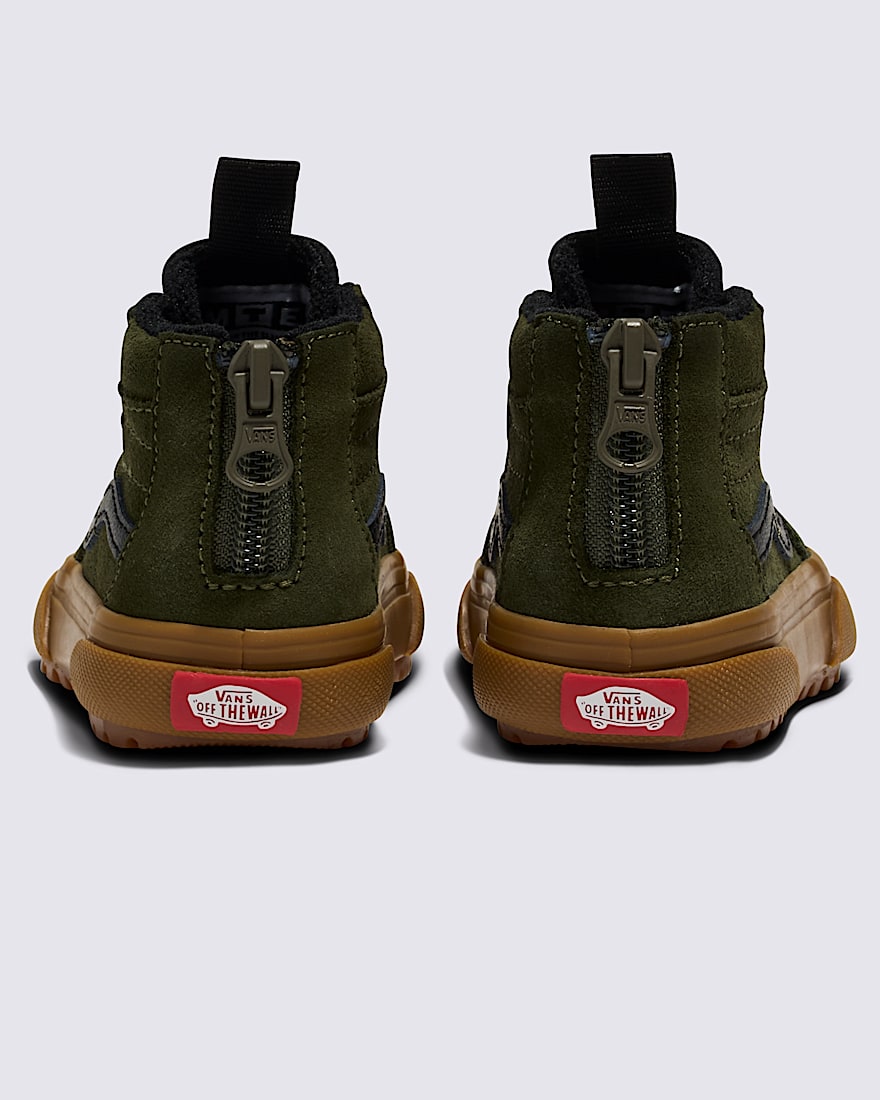 Toddler Sk8Hi Zip Gum Shoe VANS Grape Leaf Green  Gum ALT3