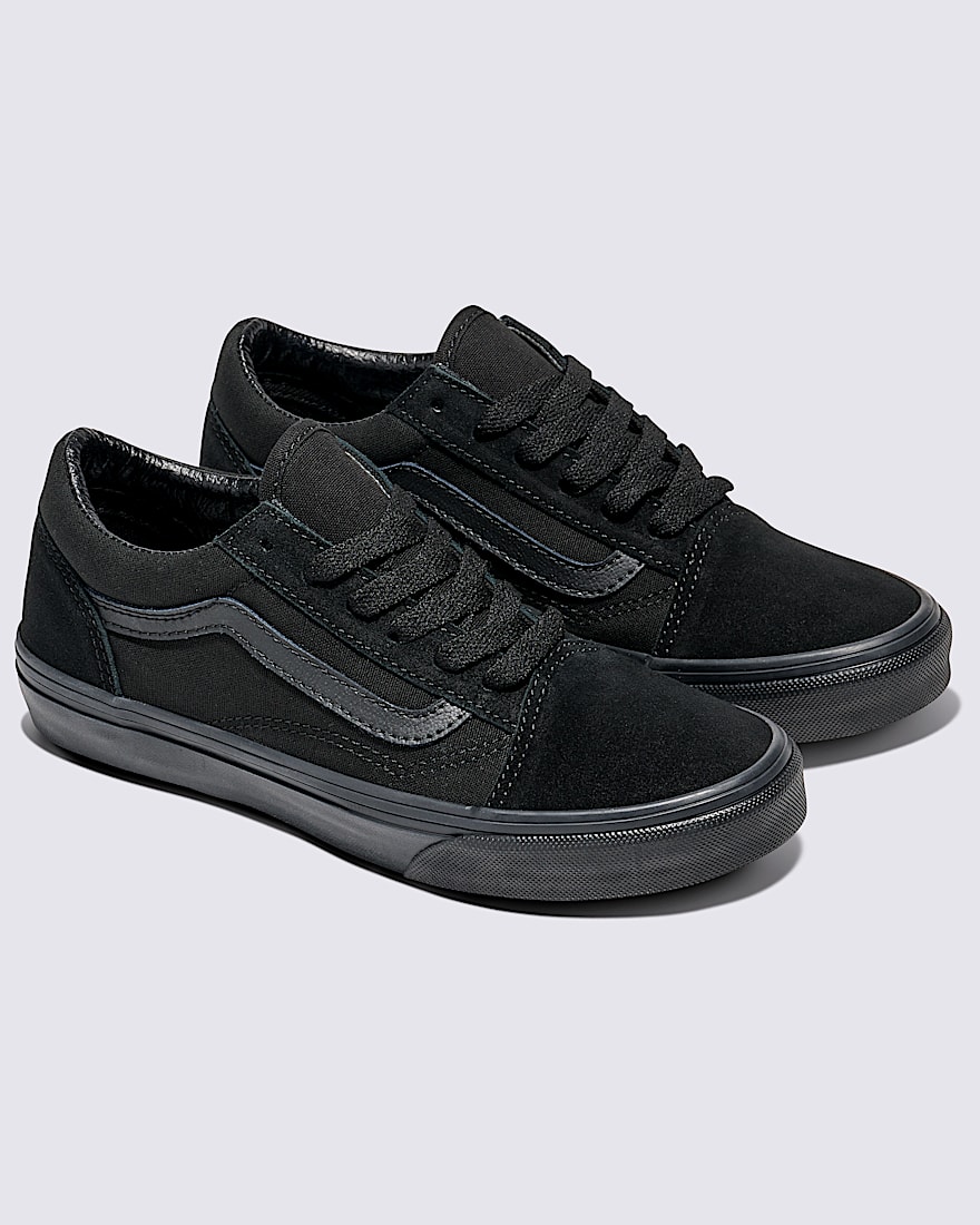 Big Kids Old Skool Shoe VANS Blackout ALT1