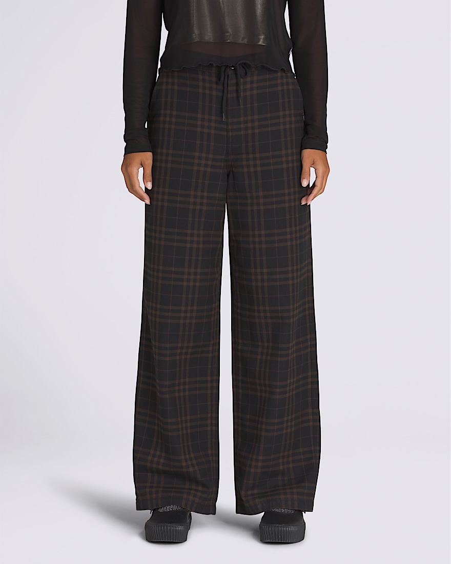 Cyrus Plaid Pants VANS Black  Beige HERO