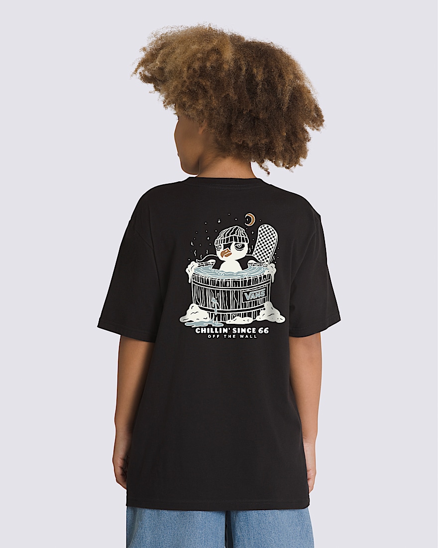 Kids Hot Tub Chillin TShirt VANS Black HERO