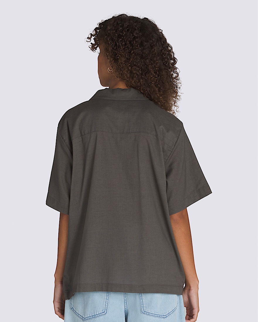 Cassidy Camp Shirt VANS Asphalt Grey ALT1