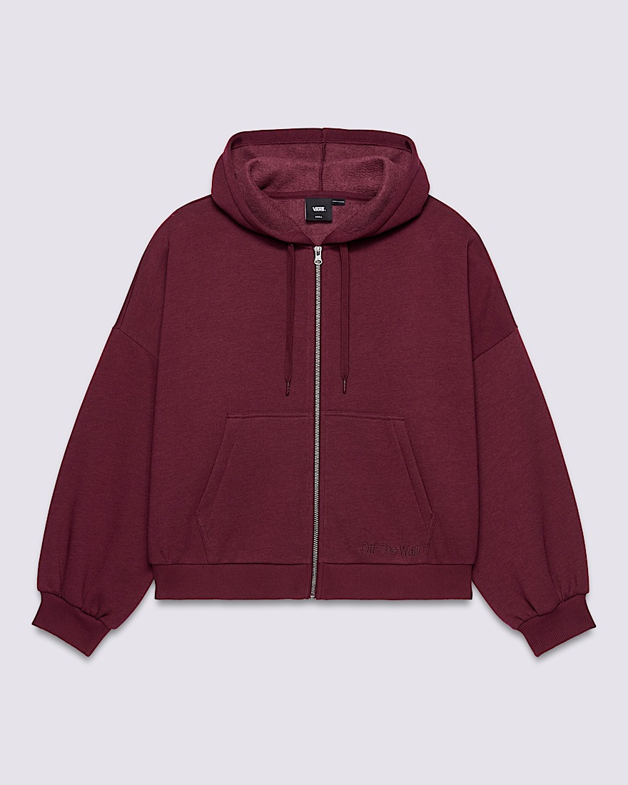 Broken Up Loose Full Zip Hoodie