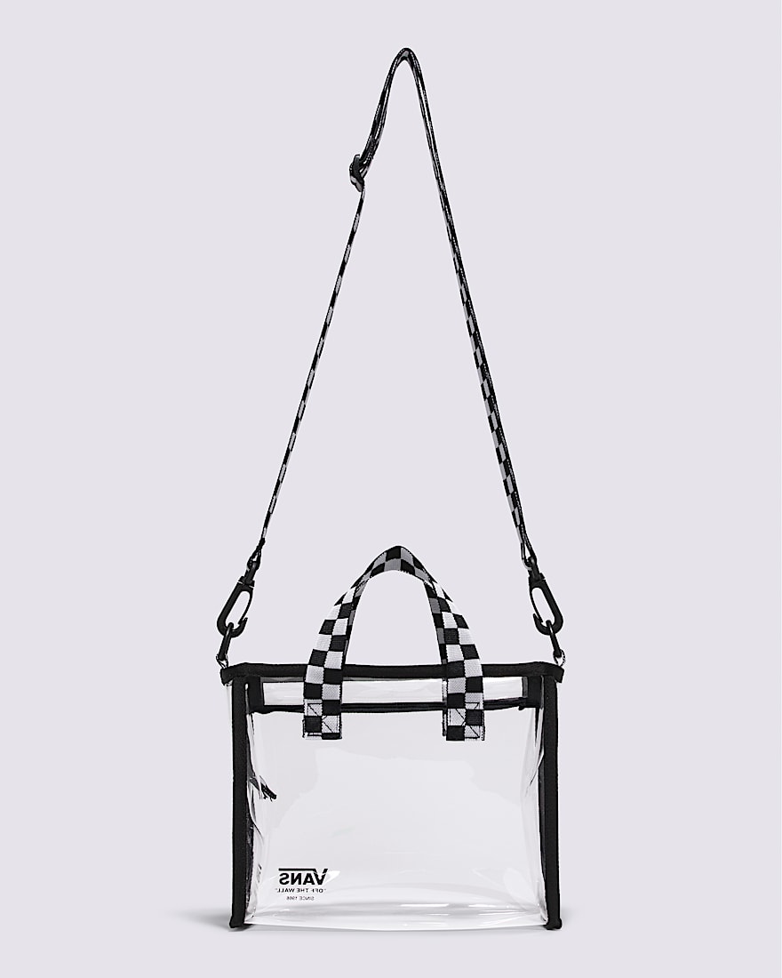 Lil Pergs Tote Clear Bag VANS Clear Black ALT1