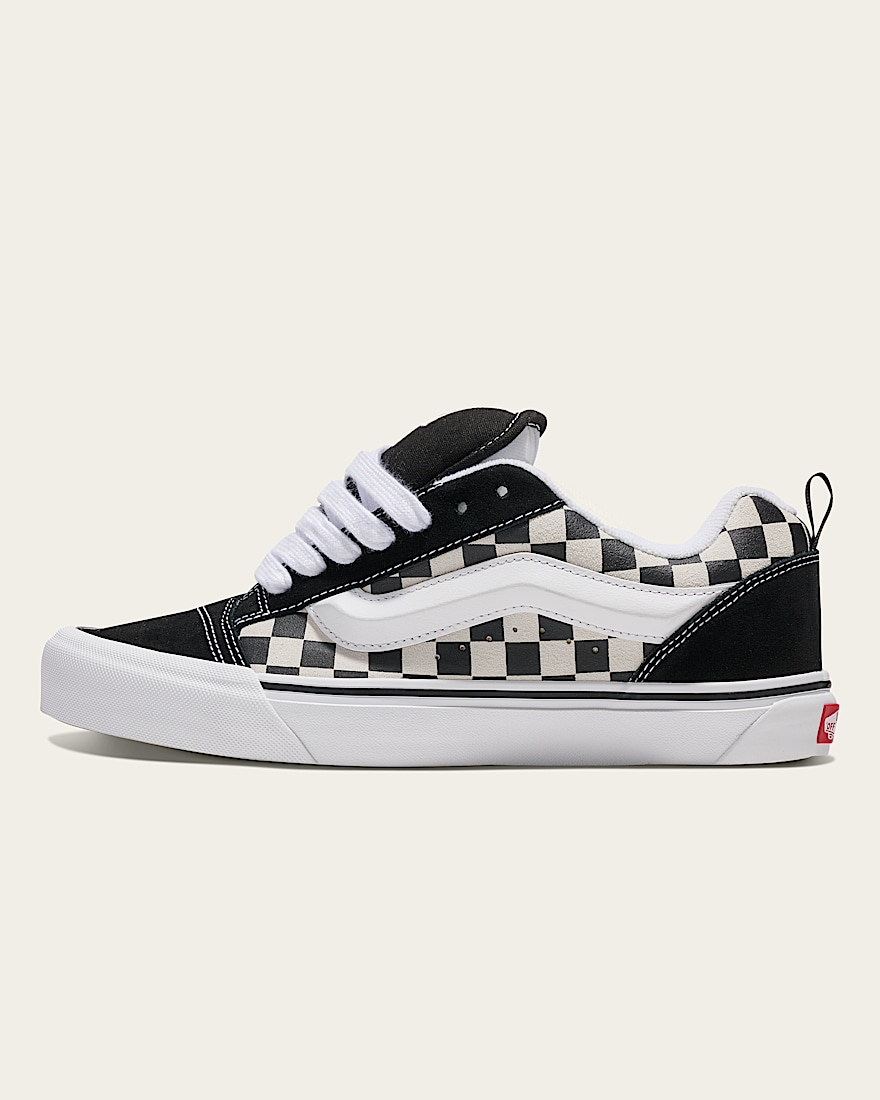 Knu Skool Checkerboard Shoe VANS Checkerboard Black  True White HERO