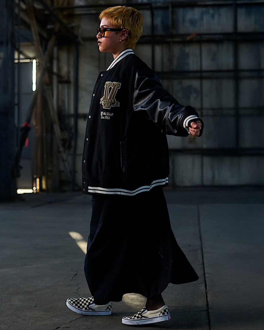 Francesca Full Skirt VANS Black ALT5