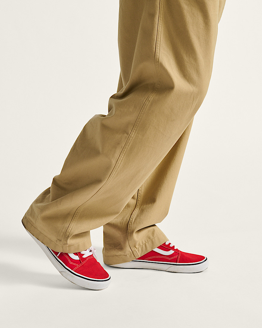 Old Skool Shoe VANS Racing Red  True White ALT1