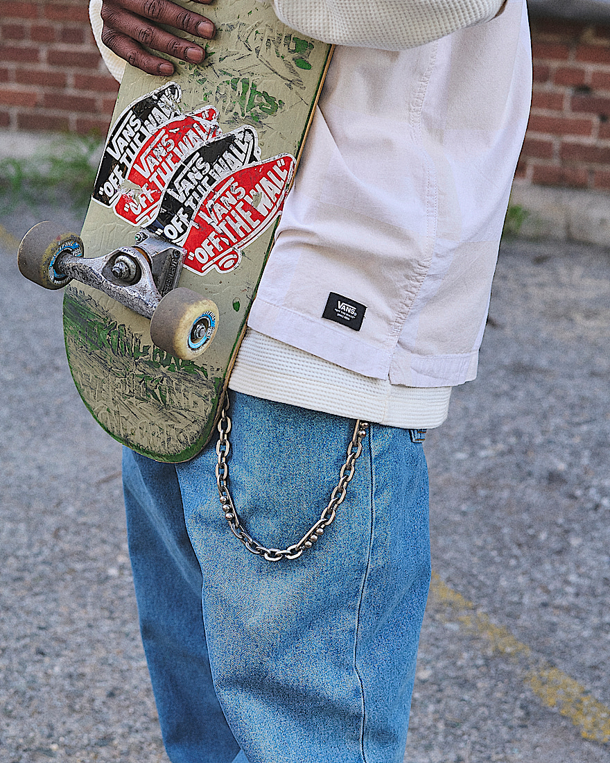 Check5 Baggy Denim Pants VANS Stonewash Blue ALT4