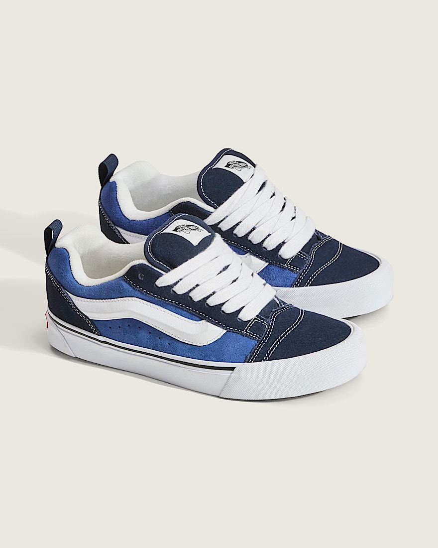 Knu Skool Shoe VANS Navy Blue  True White ALT2