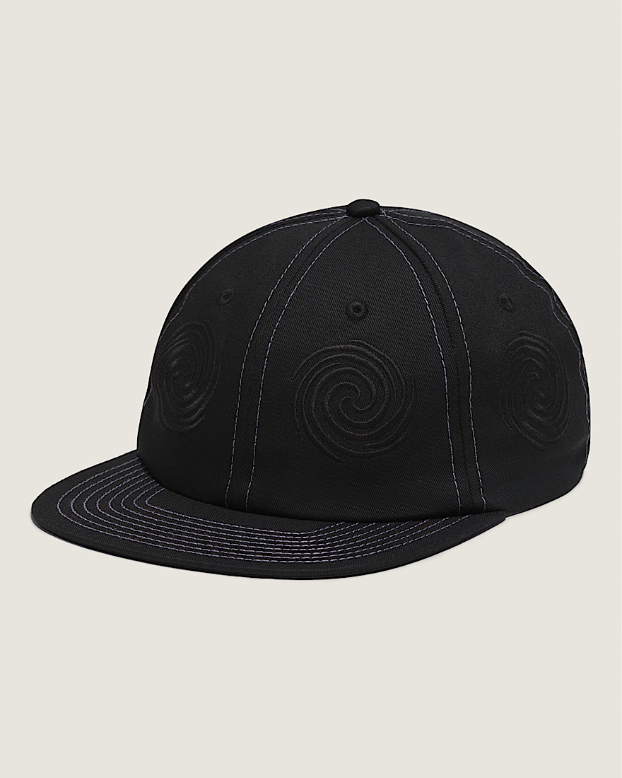 Skate Swirl Unstructured Hat VANS Black HERO