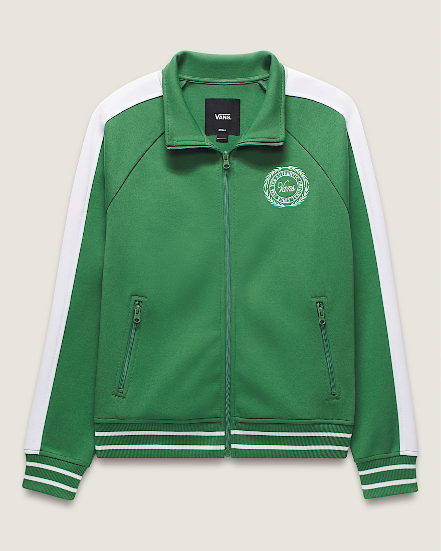 Relay Track Jacket VANS Fairway Green FLATLAY