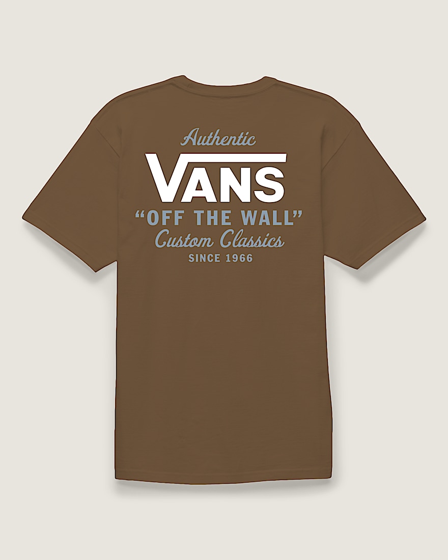 Holder St Classic TShirt VANS Coffee Liqueur Brown FLATLAY