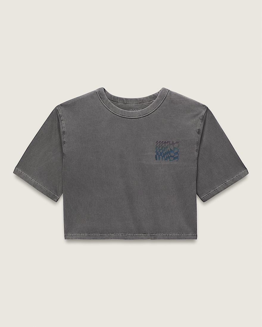 Wildthorn Reflective TShirt VANS Faded Black FLATLAY