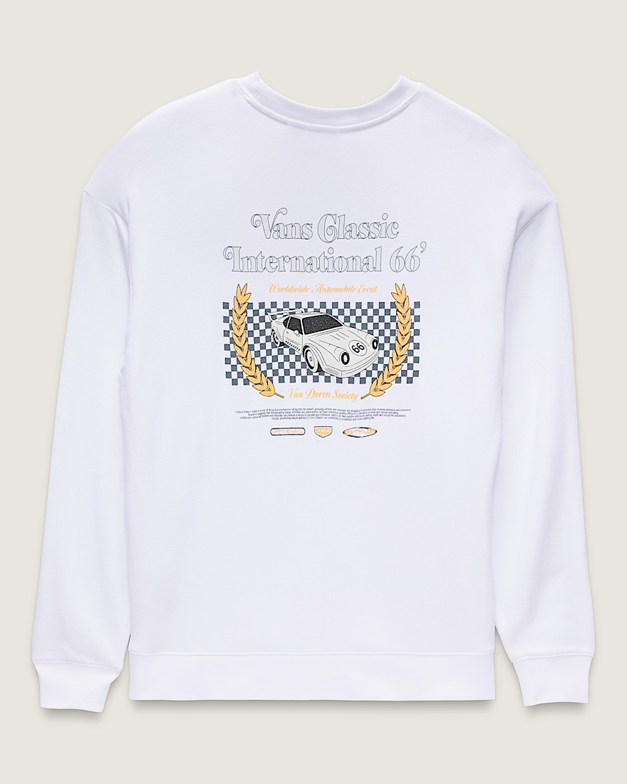 Sport International 66 Crew Sweatshirt VANS White FLATLAY