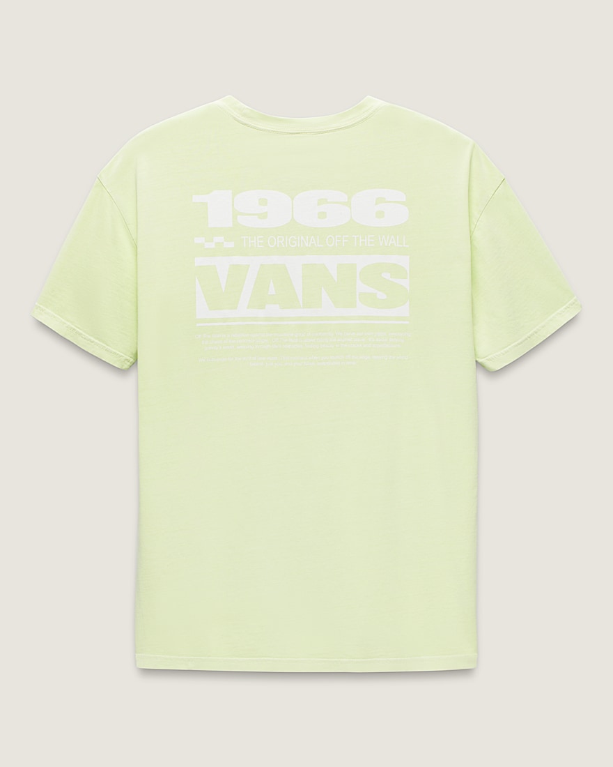 Suspension TShirt VANS Shadow Lime Green FLATLAY