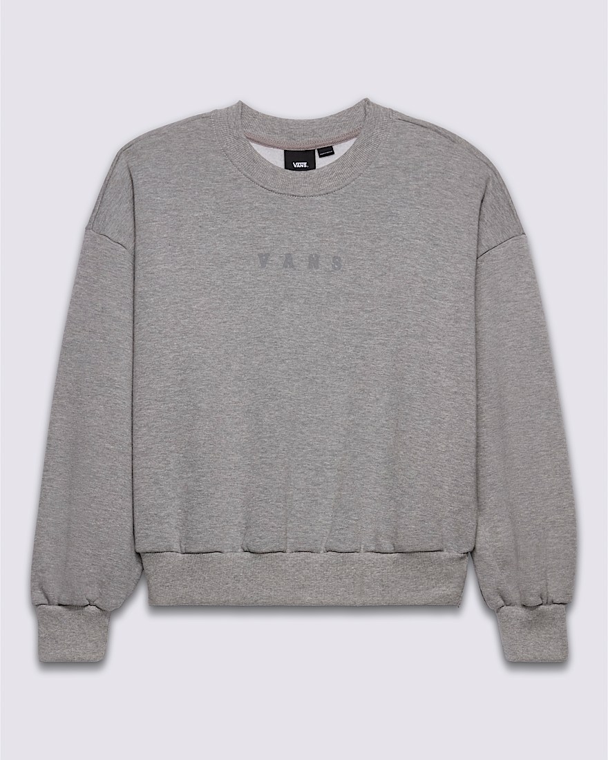 Faded Lessons Retro Crew Sweatshirt VANS Cement Heather Grey ALT1