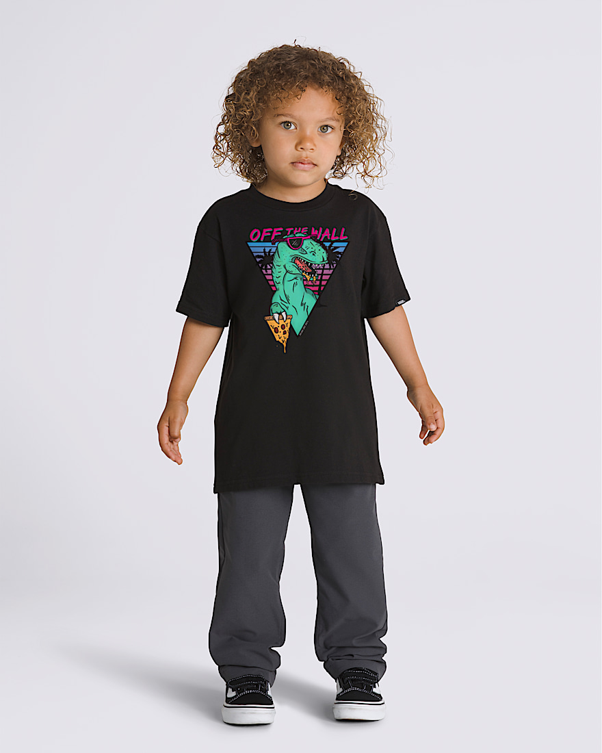 Little Kids Dino Za TShirt VANS Black ALT2
