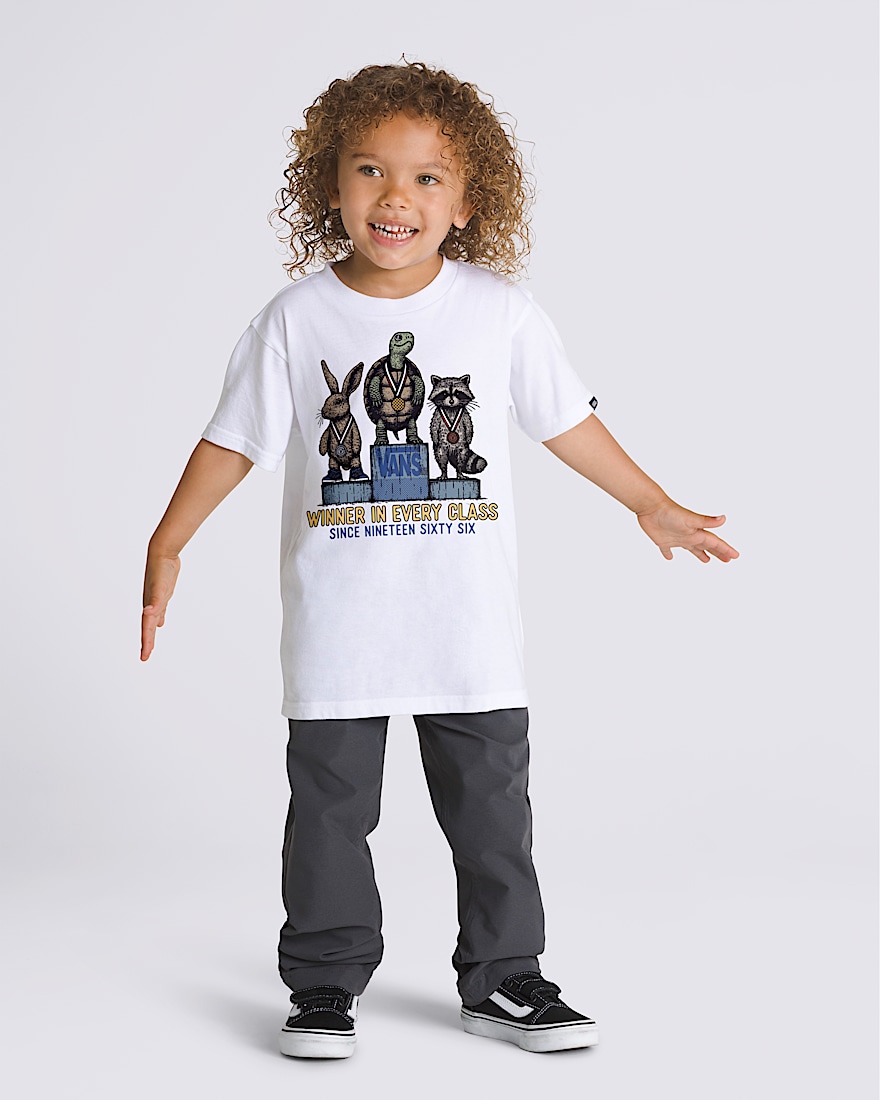 Tshirt Winners Circle pour toutpetits VANS Blanc ALT2