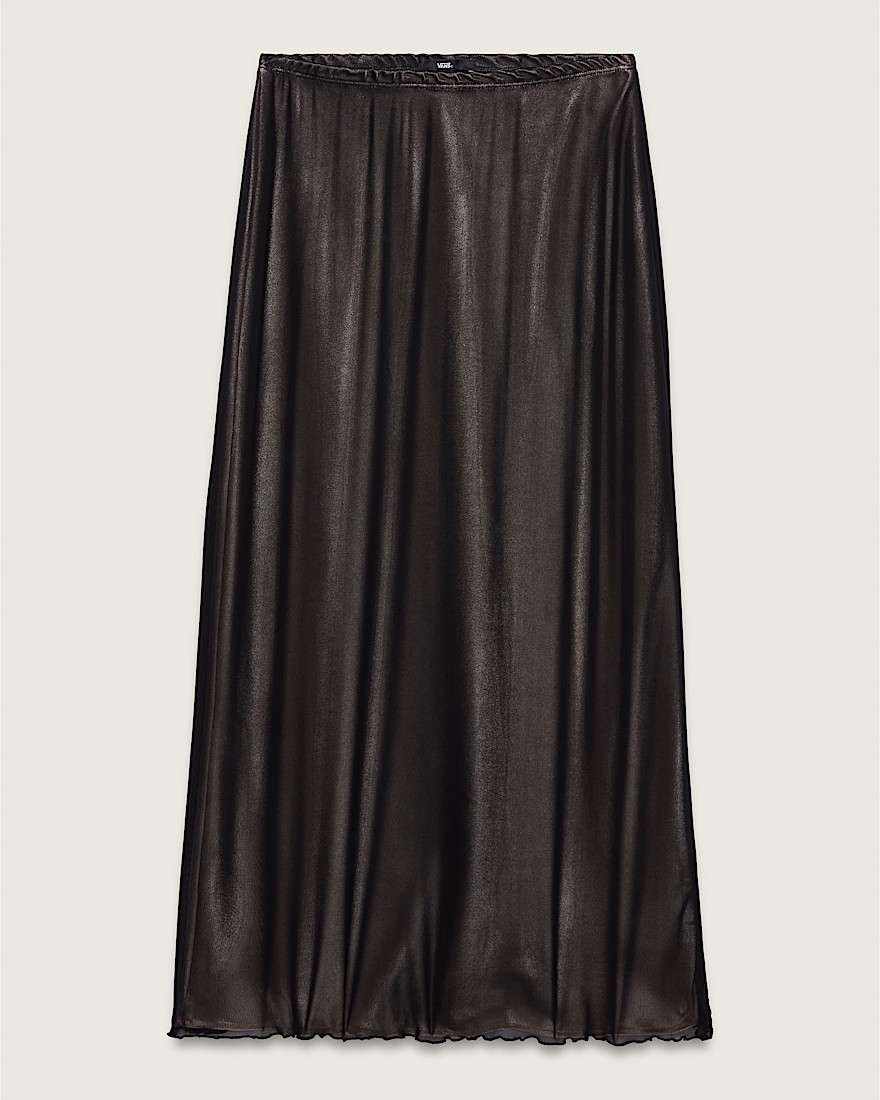Mesh Satin Skirt - 1