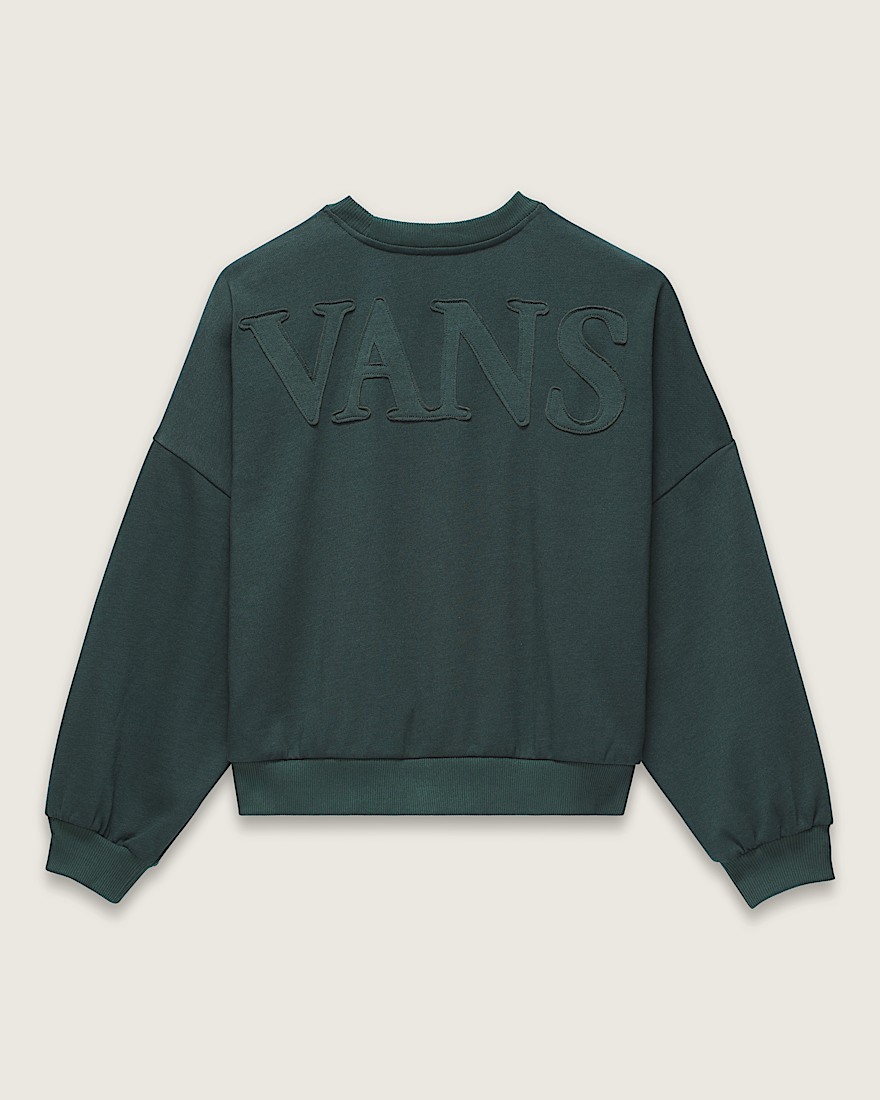 Stitched Up Loose Crew Sweatshirt - 1