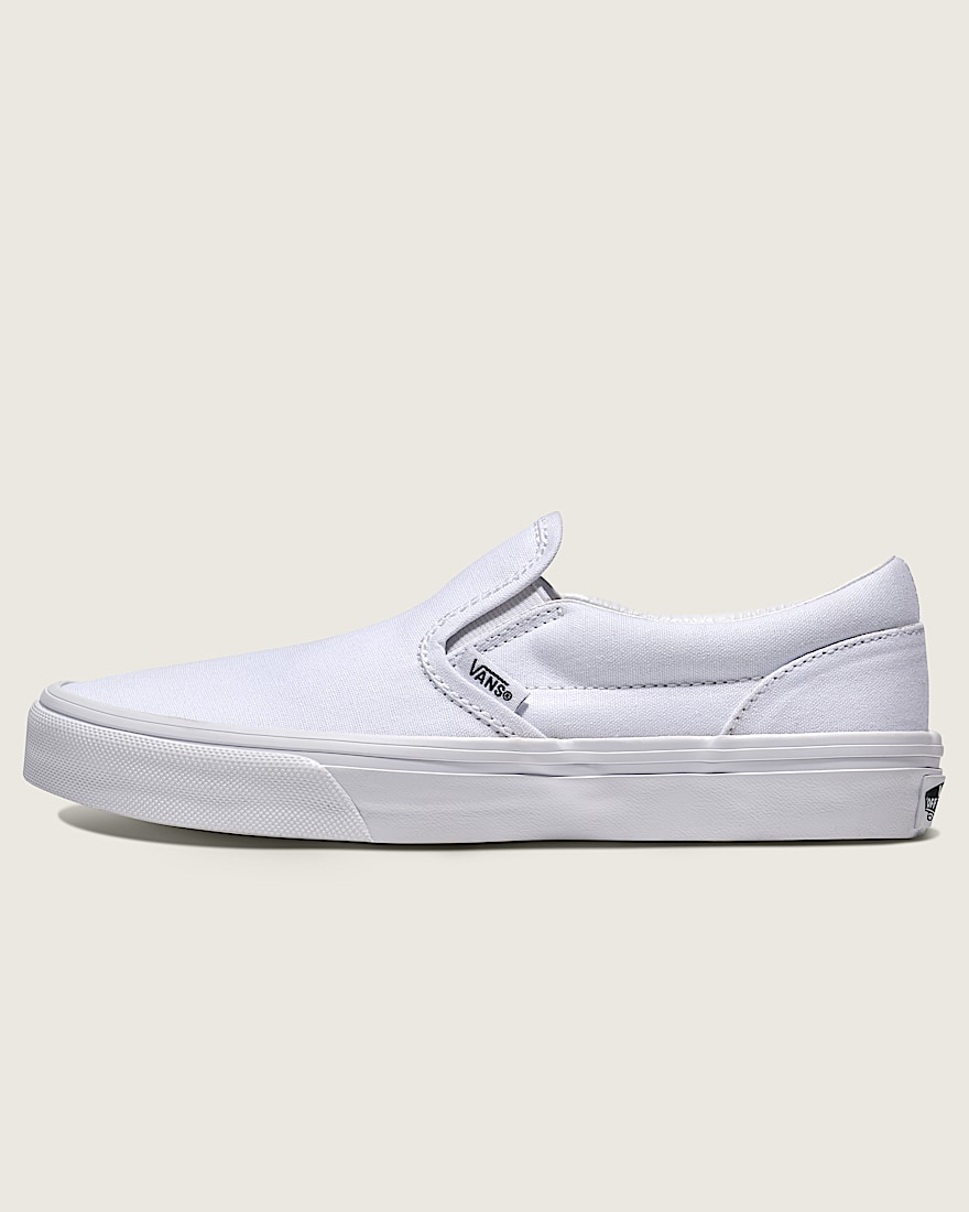 Big Kids Classic SlipOn Shoe VANS True White HERO