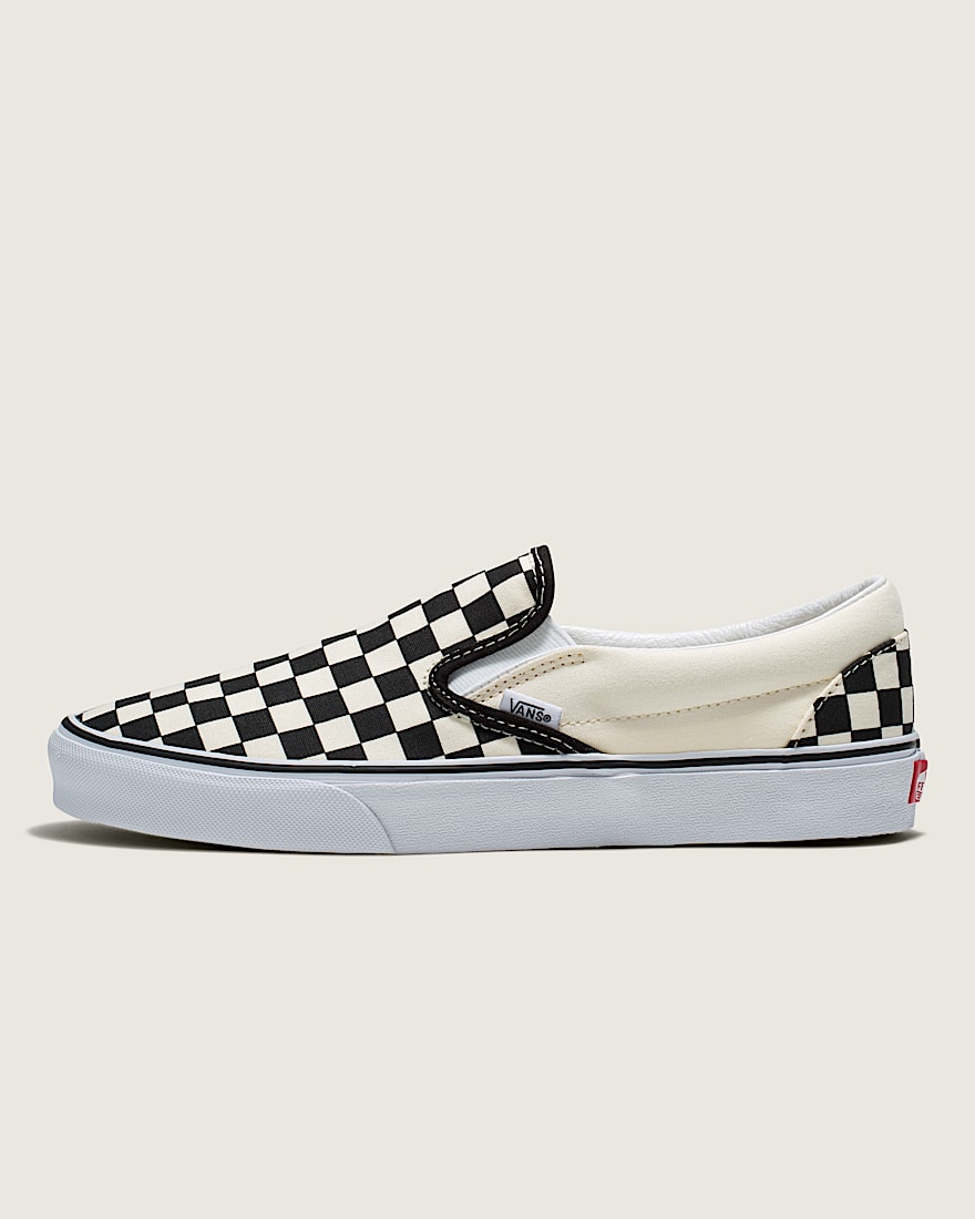 Classic Slip-On Wide Checkerboard Shoe - 1