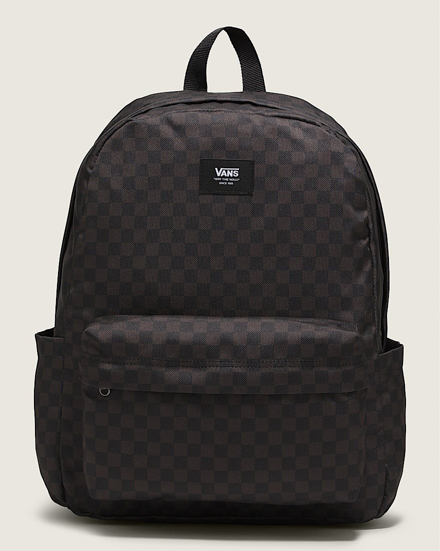 Old Skool Checkerboard Backpack VANS Checkerboard Black  Charcoal Grey HERO