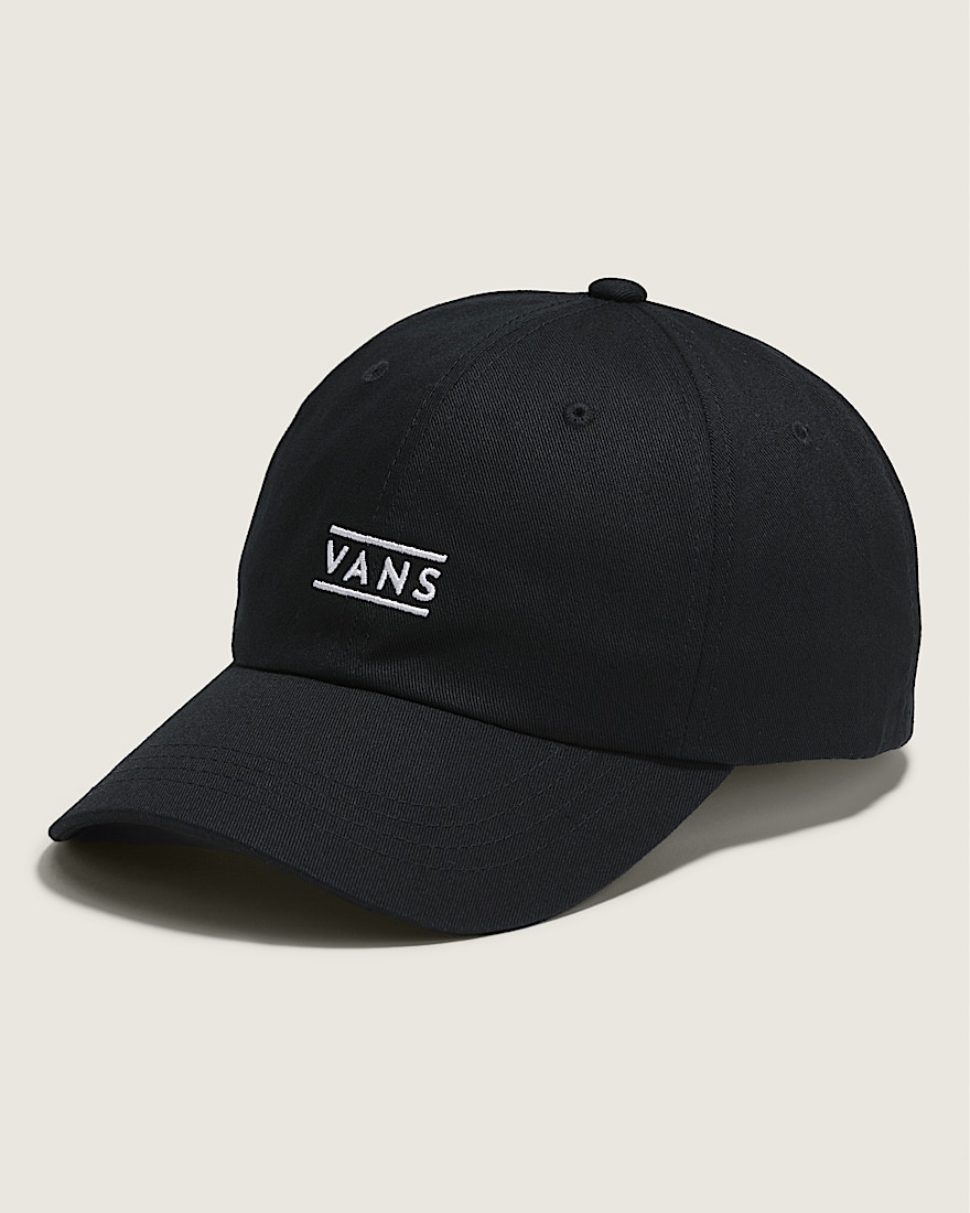 Half Box Curved Bill Jockey Hat VANS Black HERO