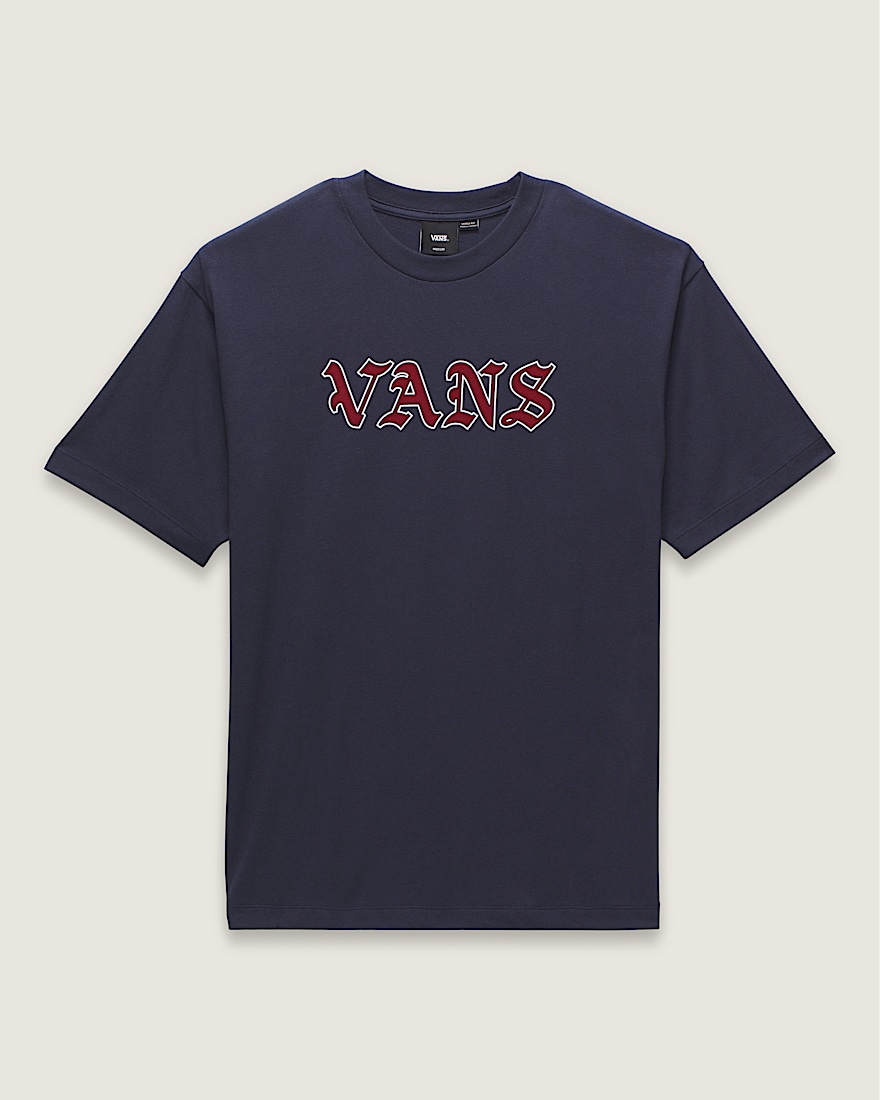 Original Standards Ye Olde Vans TShirt VANS Parisian Night Blue FLATLAY