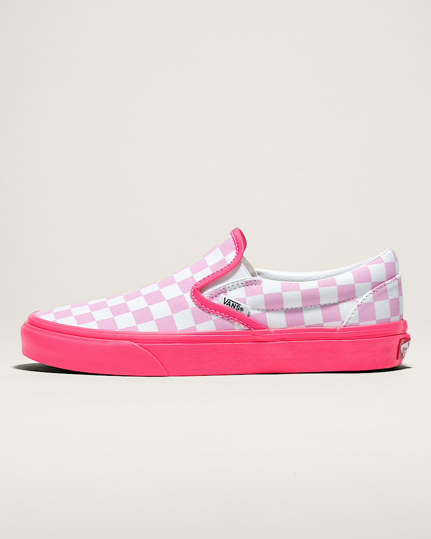 Customs Classic SlipOn Checkerboard Shoe VANS Customs HERO