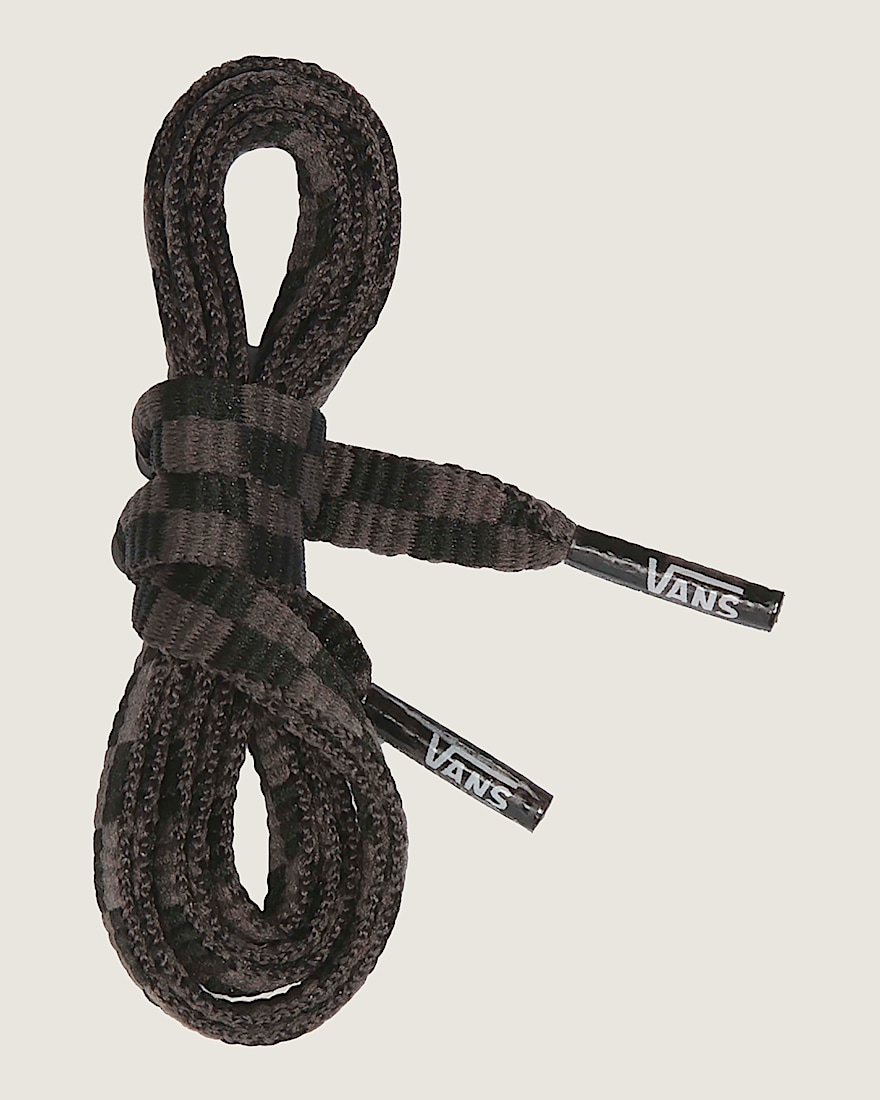 Lacets Vans 36  damier VANS Checkerboard noir  Gris charbon HERO