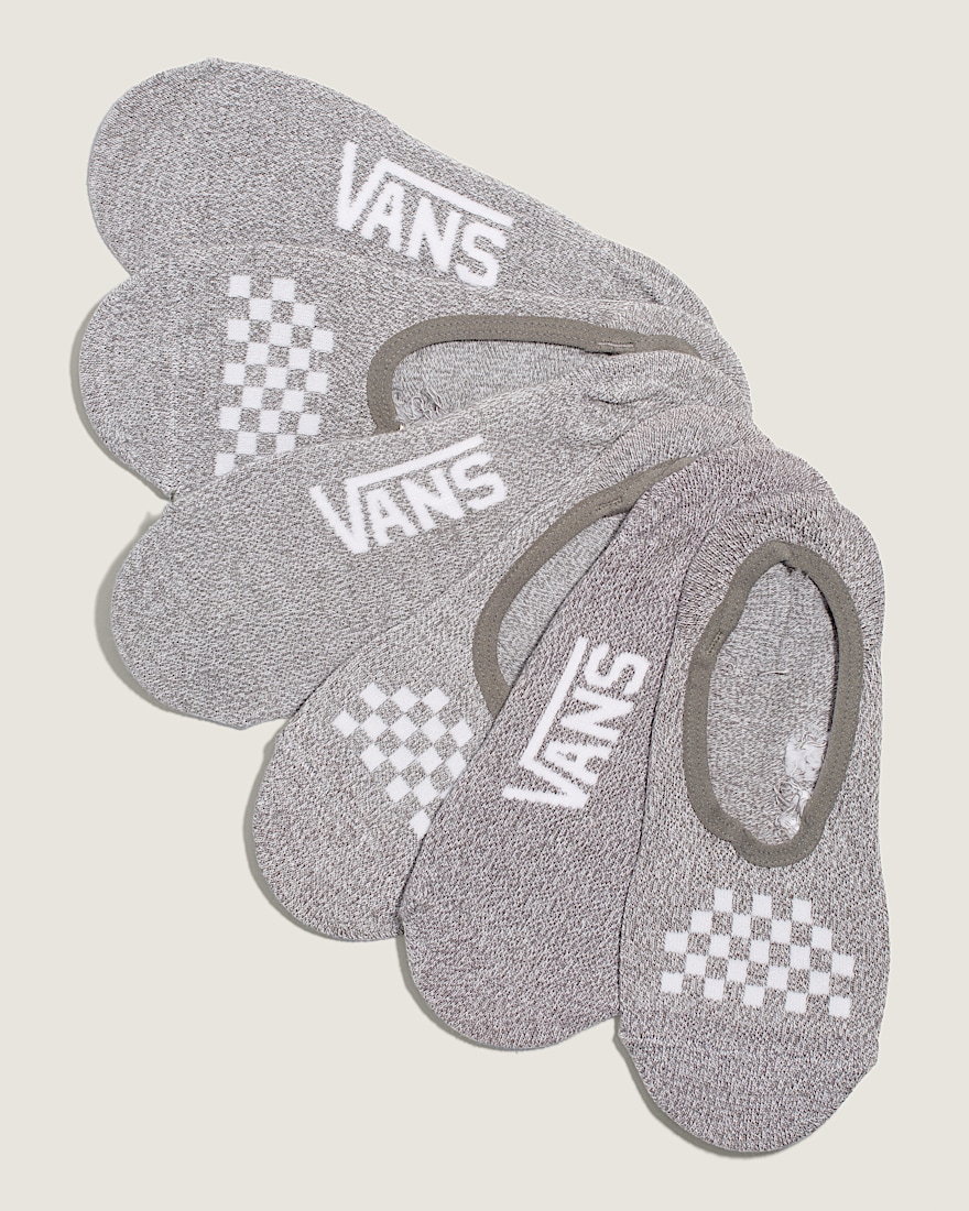 Kids Classic Canoodle Socks 3Pack VANS Heather Grey  White HERO