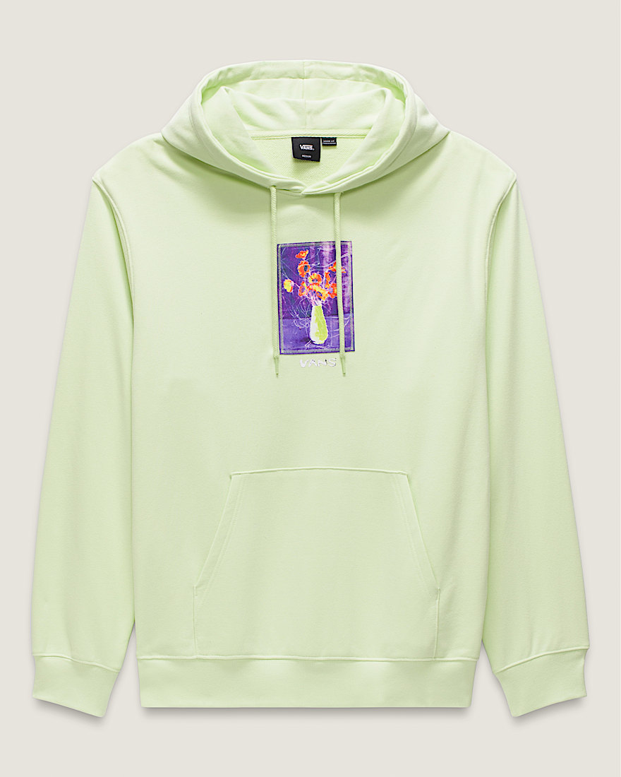 Floral Decor Pullover Hoodie - 1