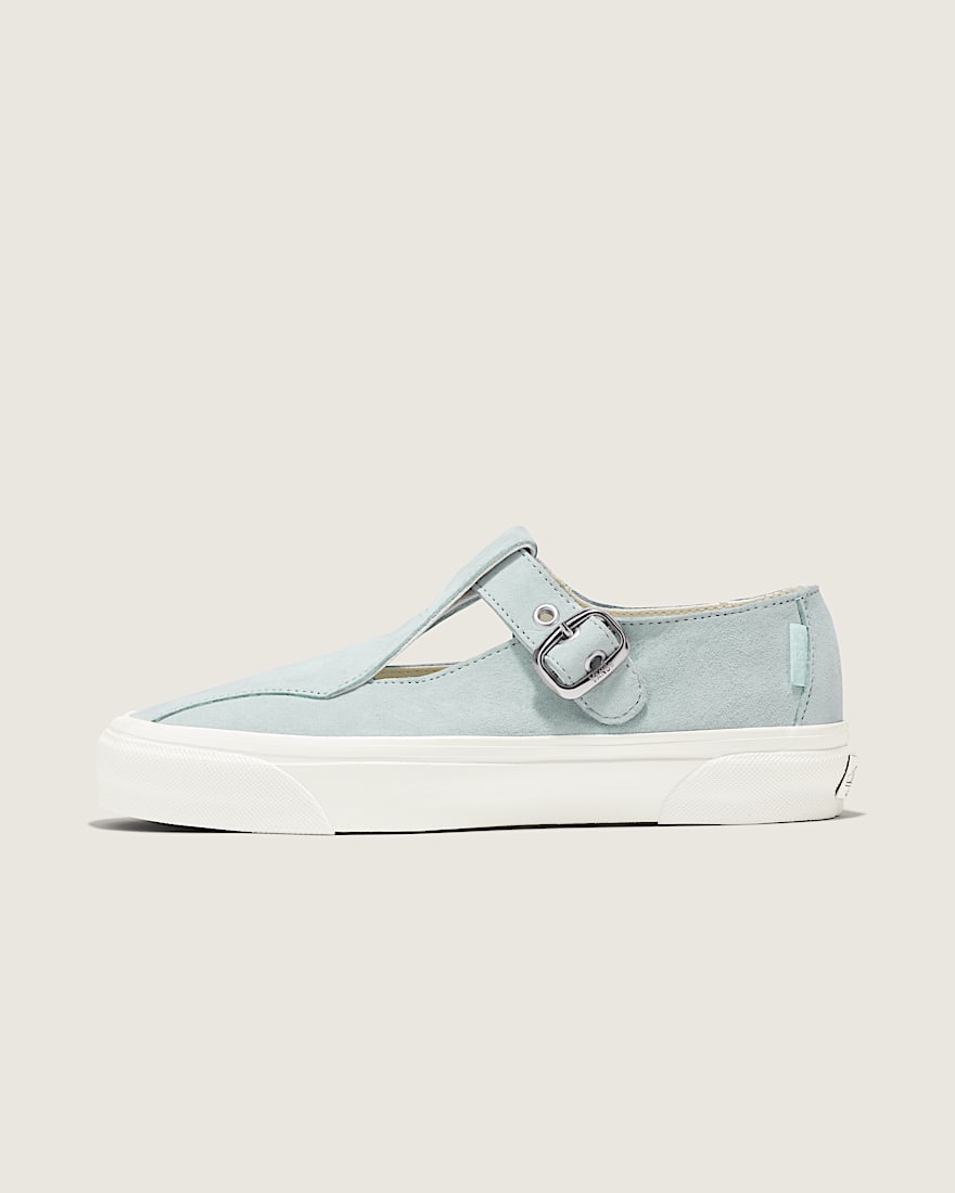 Premium Mary Jane Suede Shoe VANS Spa Blue HERO