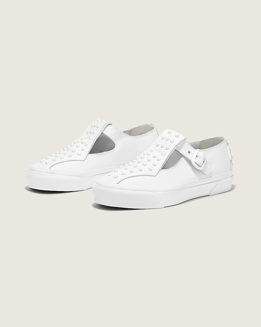Premium Mary Jane Pearlized Shoe VANS White ALT1