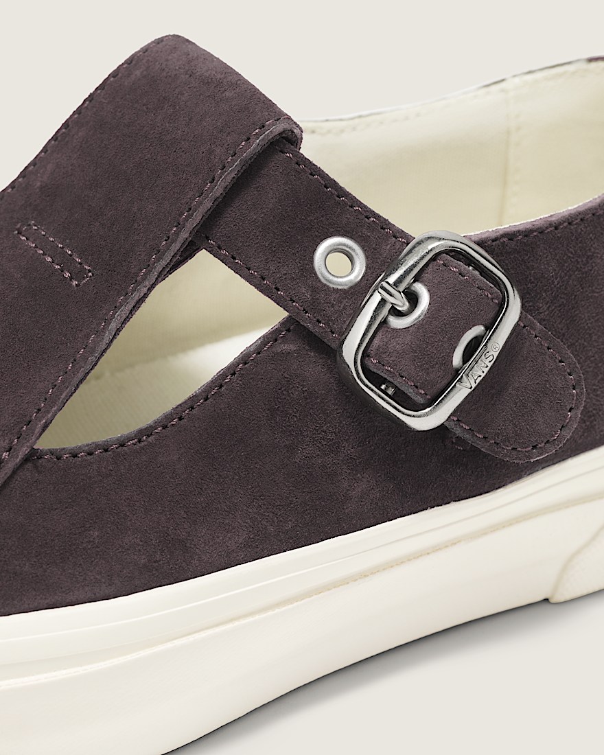 Premium Mary Jane Suede Shoe VANS Chocolate Plum Brown ALT5