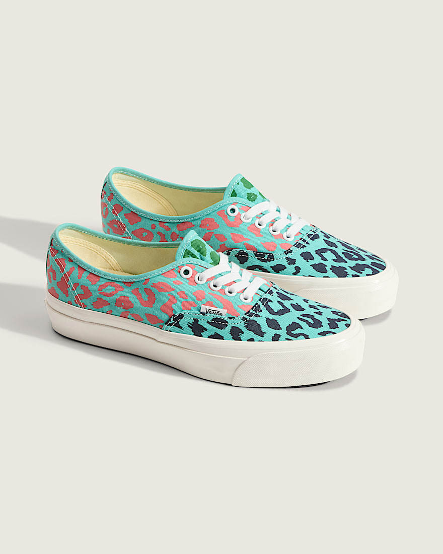 Premium Authentic Shoe VANS Cheetah Pool Blue ALT3
