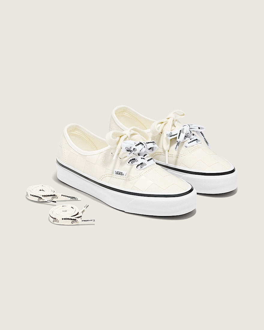 OTW by Vans X HommeGirls Authentic 44 VANS Checkerboard Marshmallow White ALT8