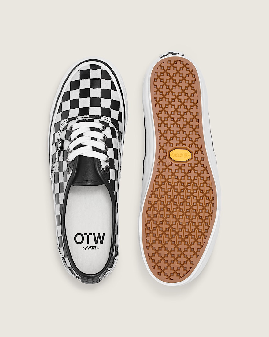 OTW Leather Checkerboard Authentic 44 Vibram