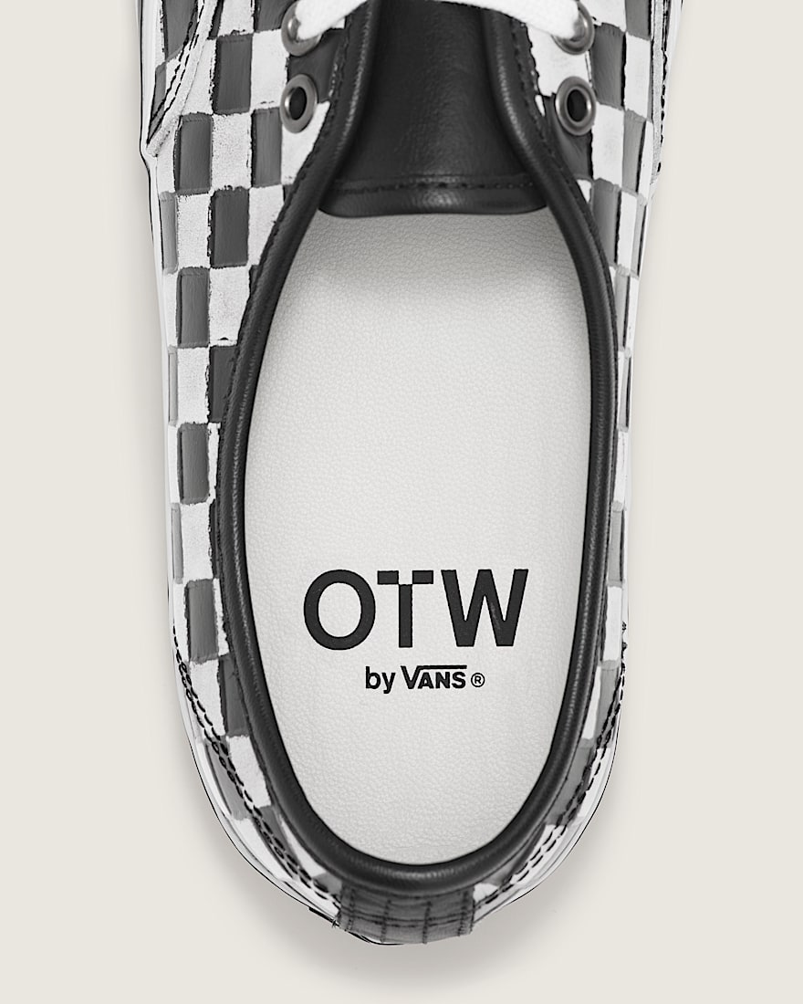 OTW Leather Checkerboard Authentic 44 Vibram