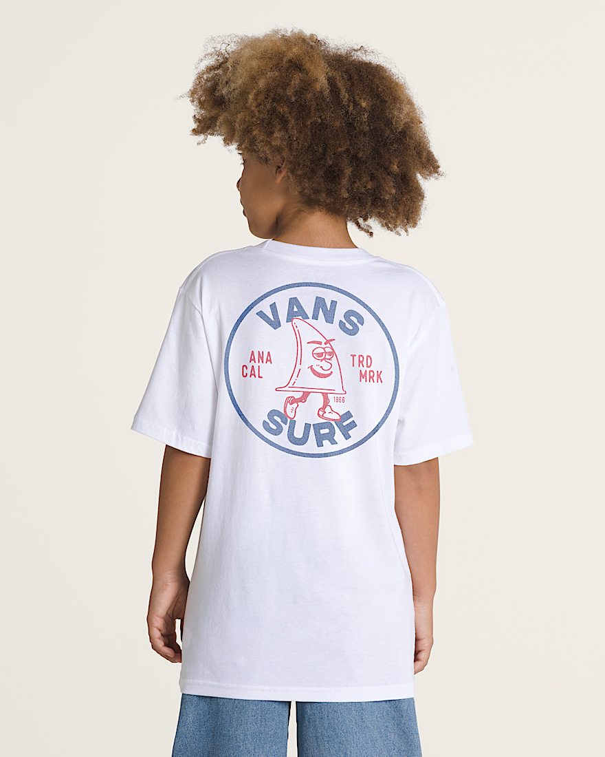 Kids Huck Fin TShirt VANS White ALT1