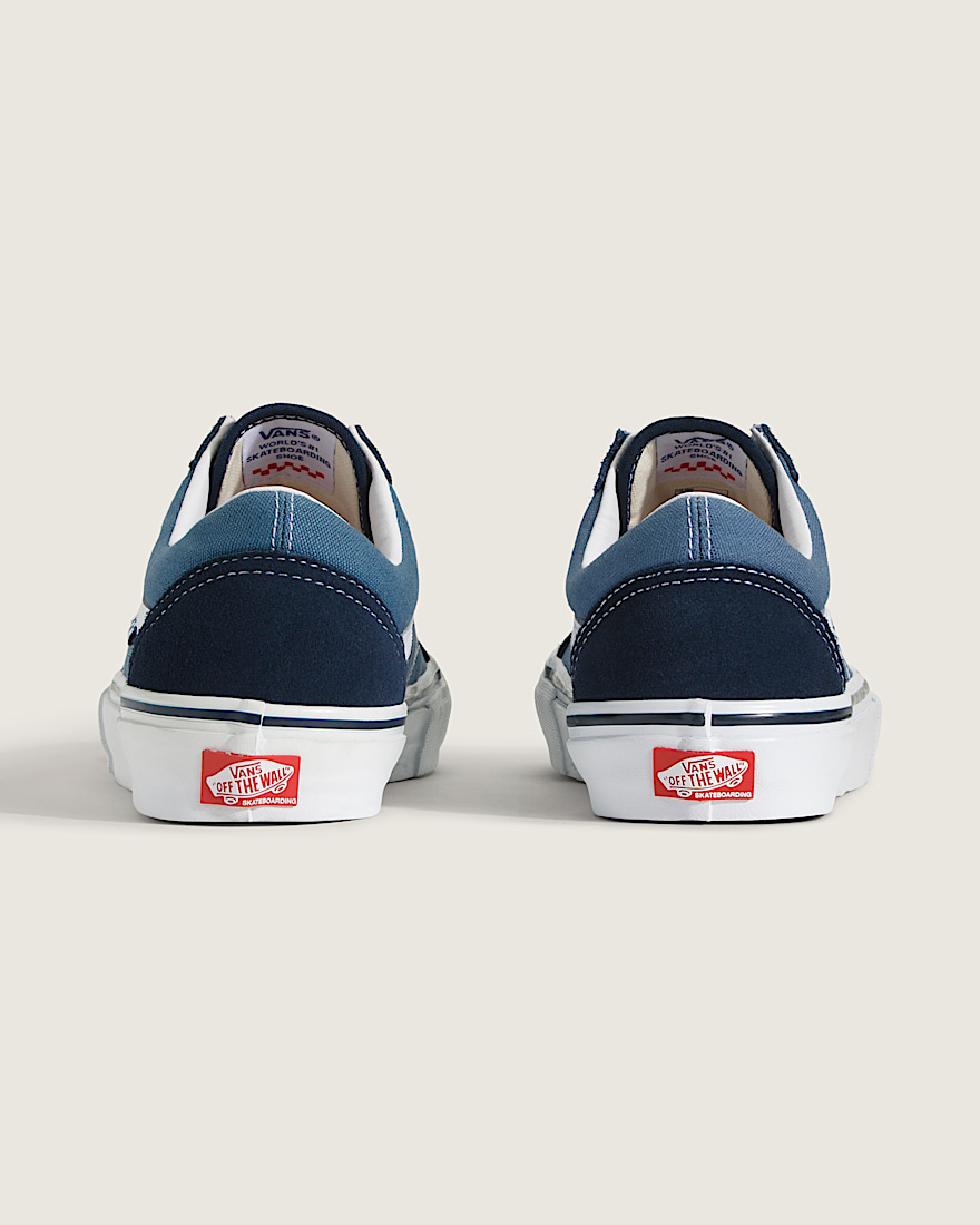 Skate Old Skool Shoe VANS Navy Blue  White ALT3