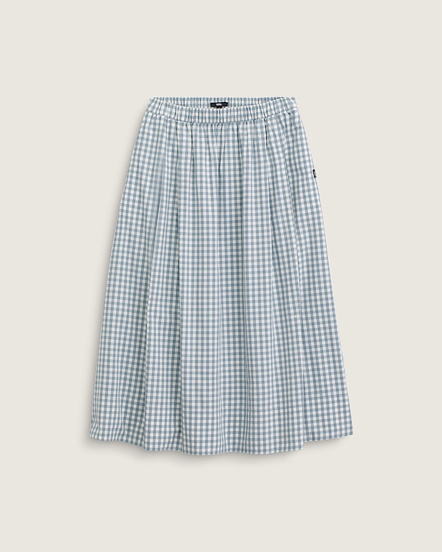 Francesca Full Plaid Skirt VANS Blue  White HERO