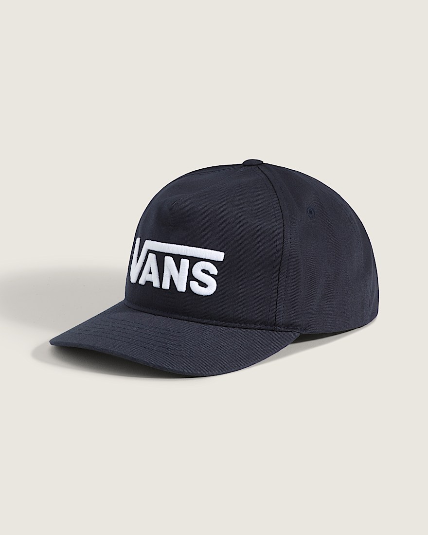 Drop V Logo Snapback Hat VANS Parisian Night Blue HERO