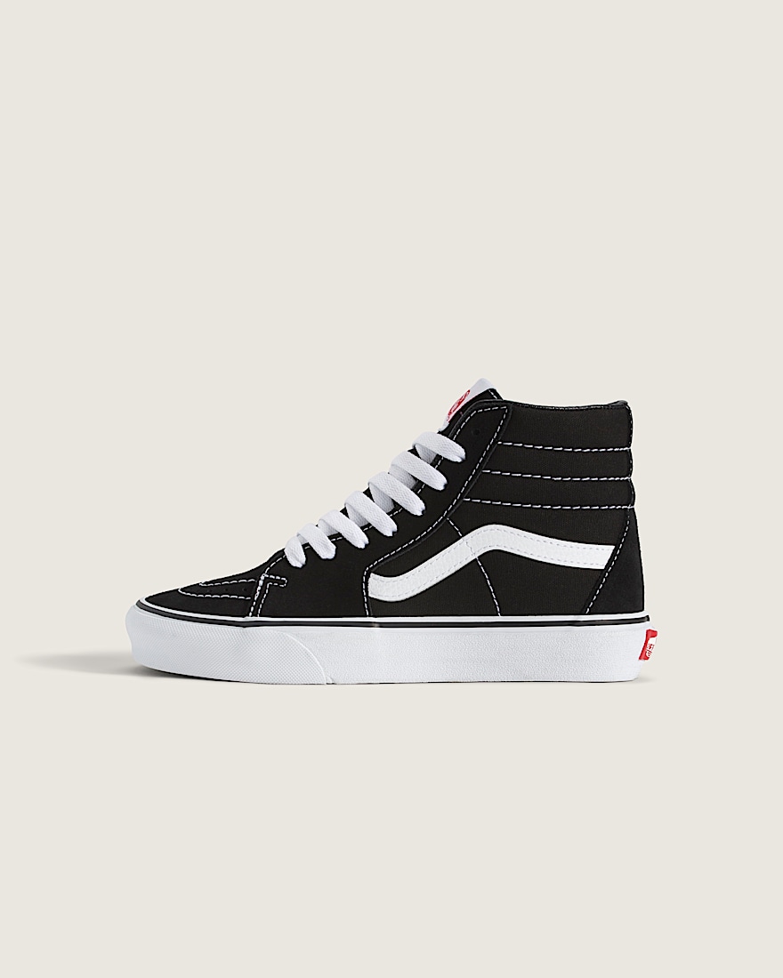 Big Kids Sk8Hi Shoe VANS Black White HERO