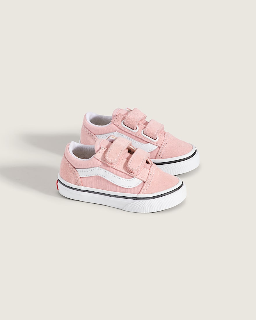 Toddler Old Skool V Shoe VANS Powder Pink  True White ALT1