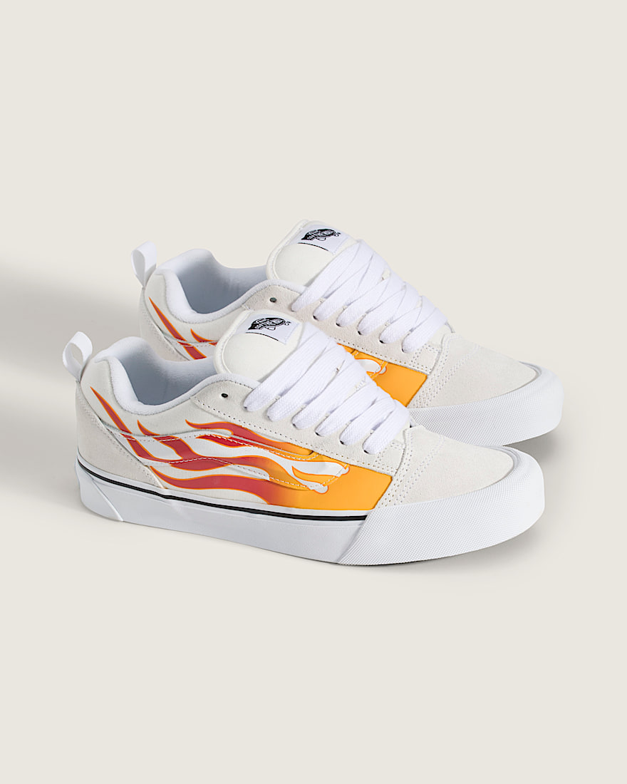 Knu Skool Shoe VANS Flame Red  Orange  Yellow ALT1